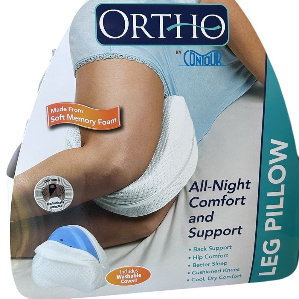 Copied - Ortho Contour Soft Memory Foam Leg Pillow All-Night Comfort & Support